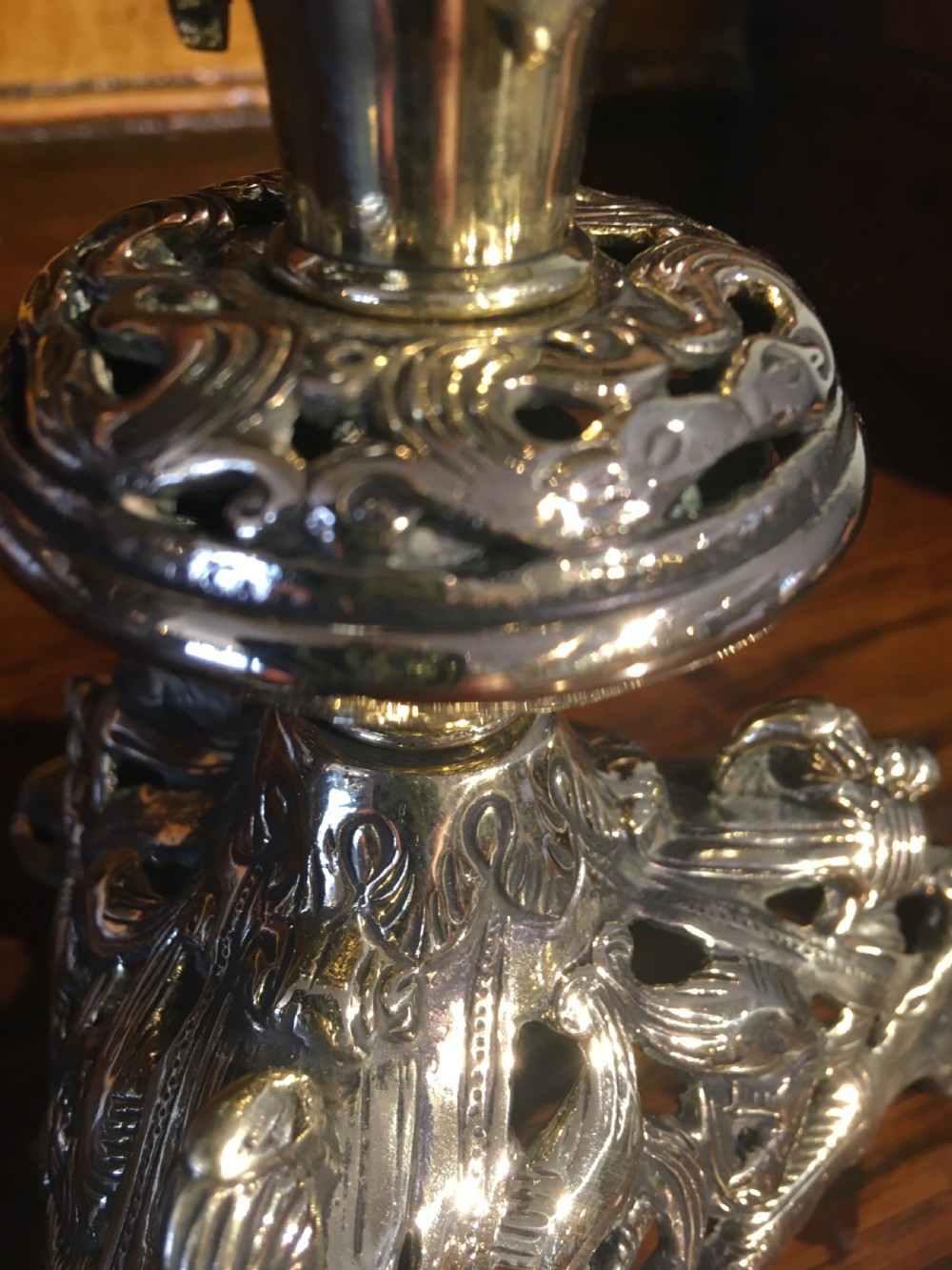 BRASS CANDLESTICK  View V