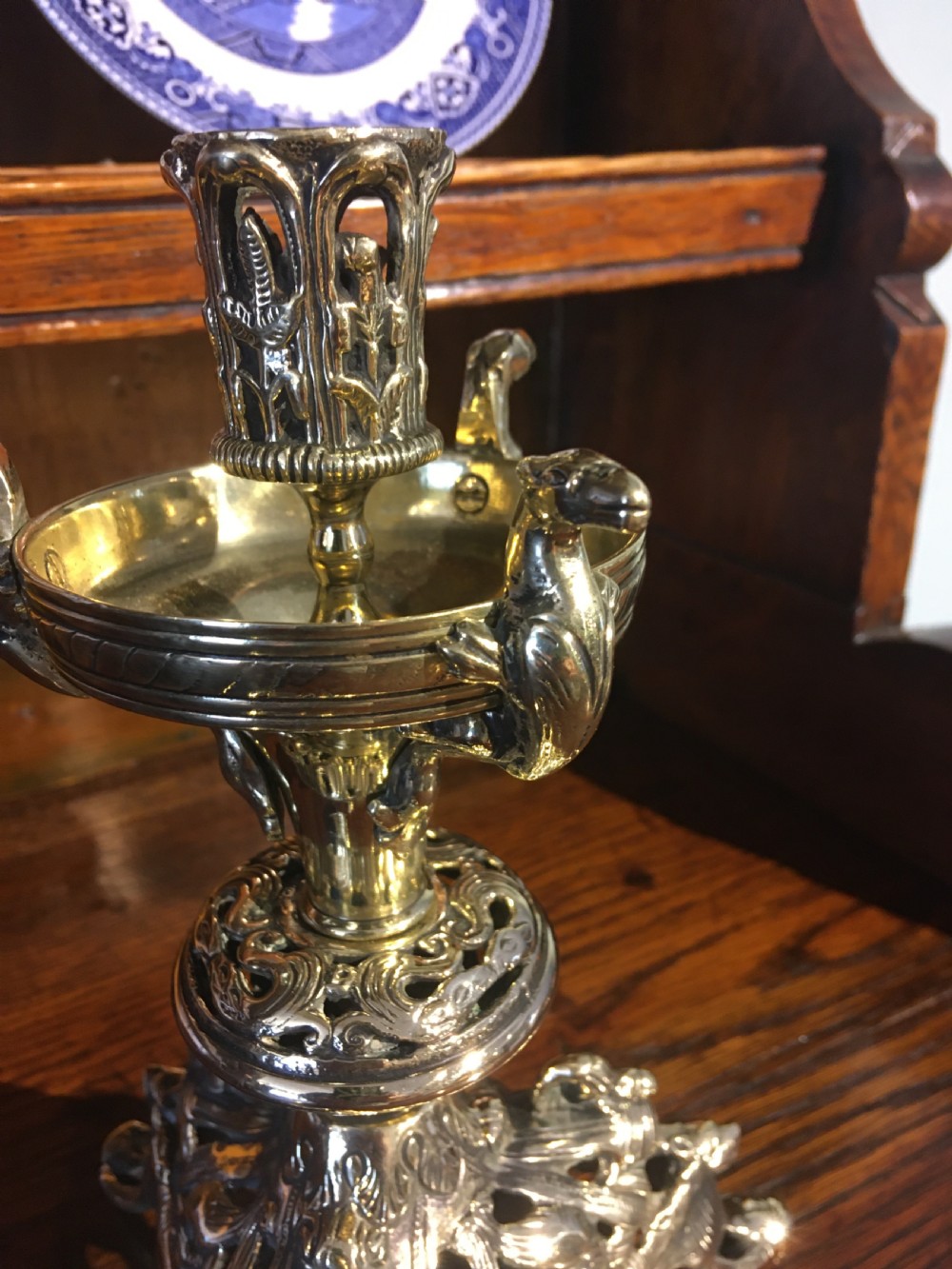 BRASS CANDLESTICK  View VI