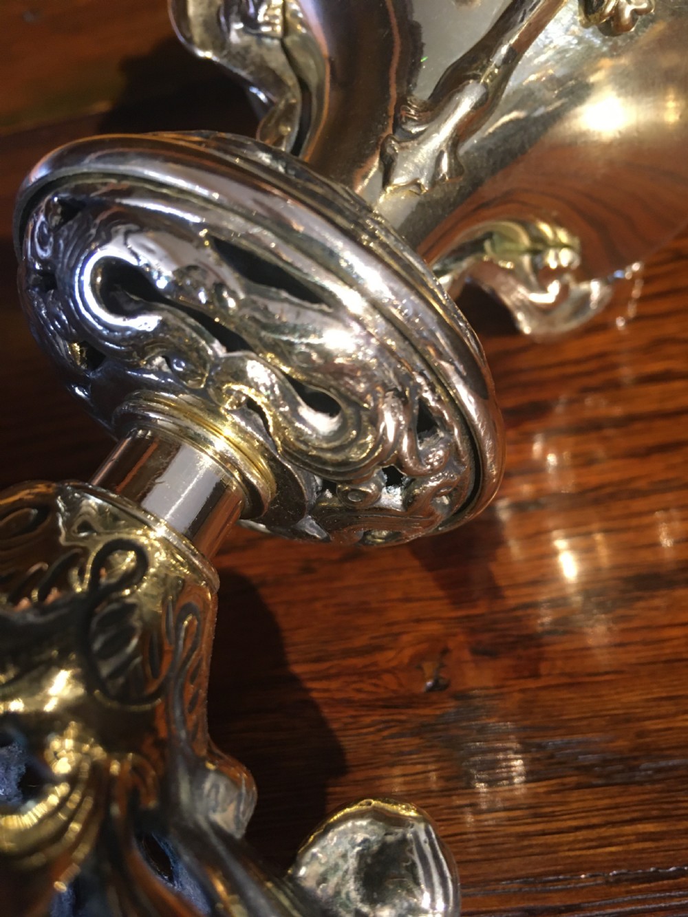 BRASS CANDLESTICK  View VIII
