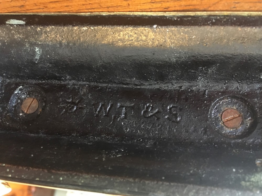 WILLIAM TONKS BRASS AND BRONZE TABLE GONG View V