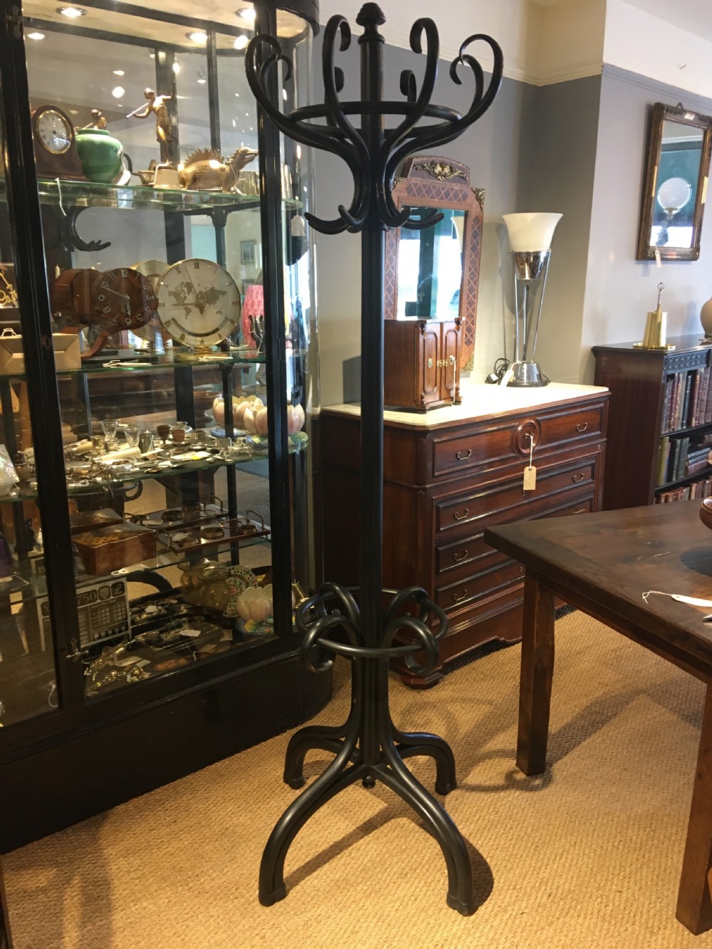 BENTWOOD COAT AND HAT STAND