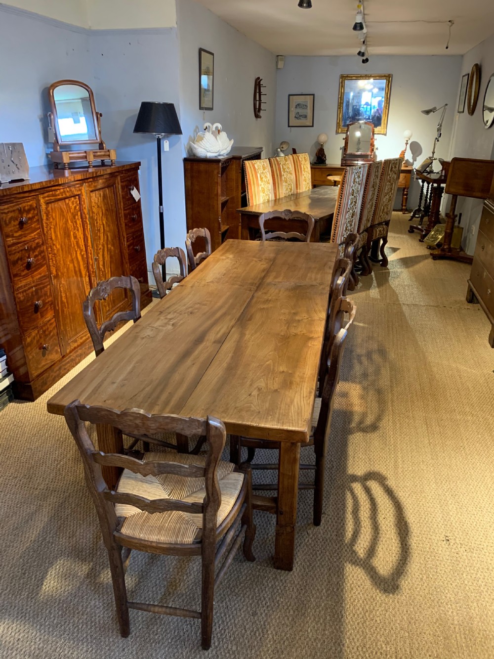 Farmhouse table , Elm  View VIII