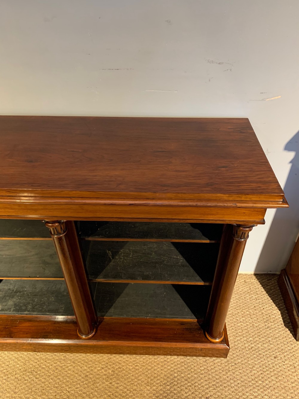 19th century rosewood bookcase  View II