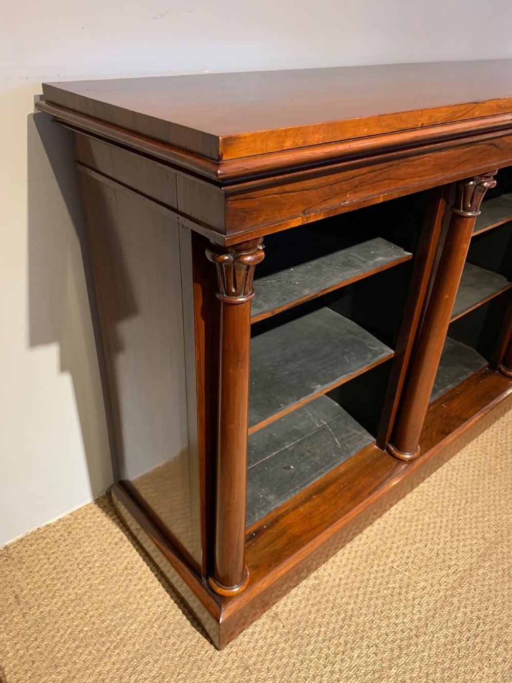 19th century rosewood bookcase  View III