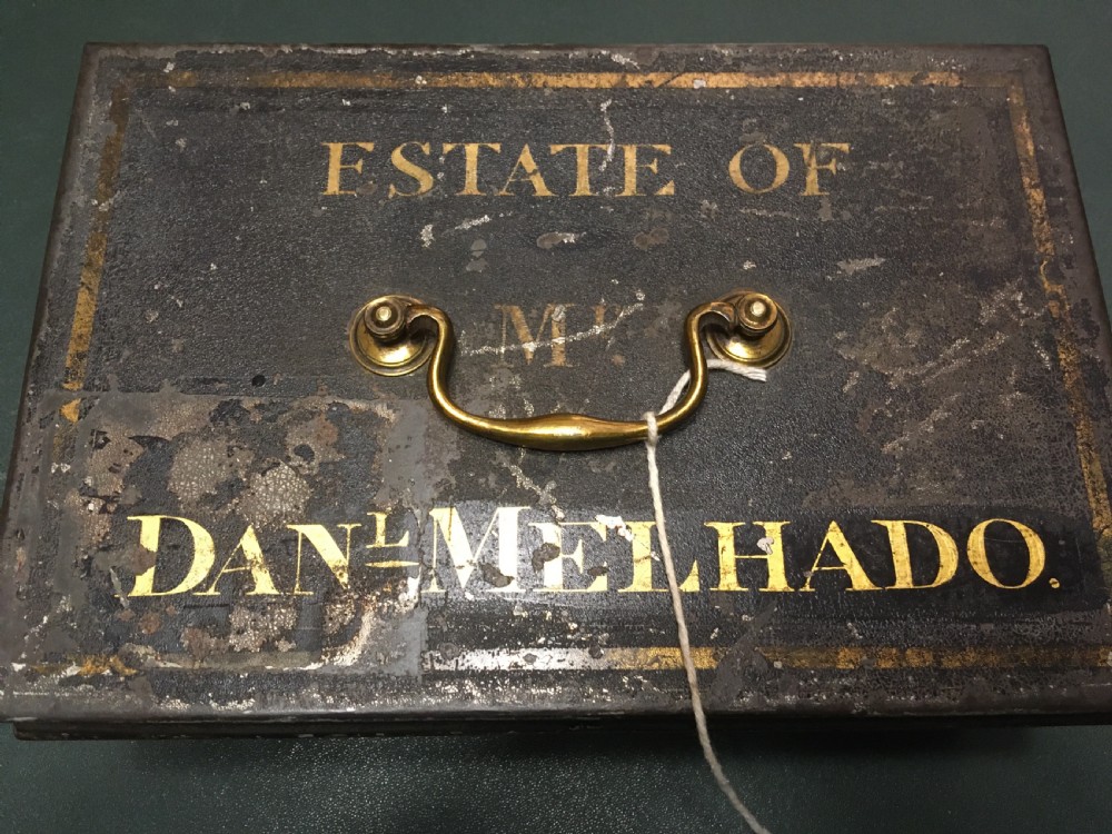DEED BOX “D.MELHADO” BRAMAH LOCK View II