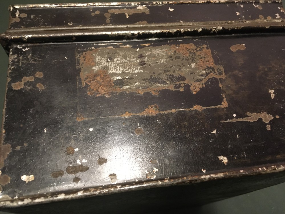 DEED BOX “D.MELHADO” BRAMAH LOCK View III