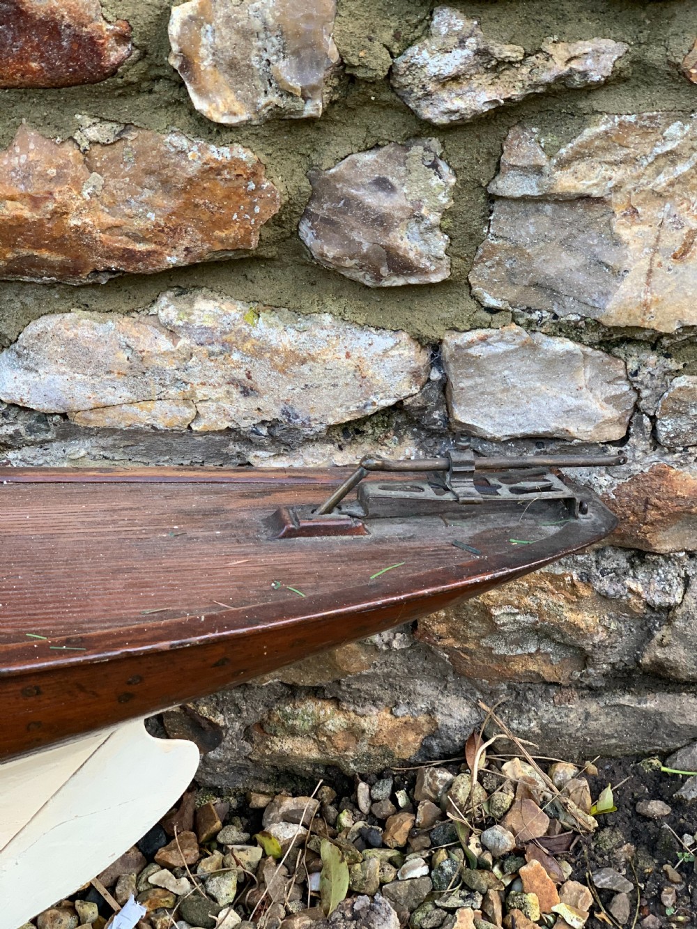 Antique Pond yacht 4ft long   View V