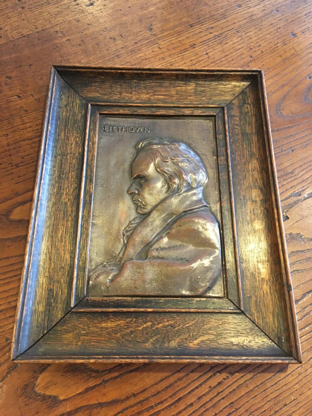 BEETHOVEN COPPER PLAQUE 