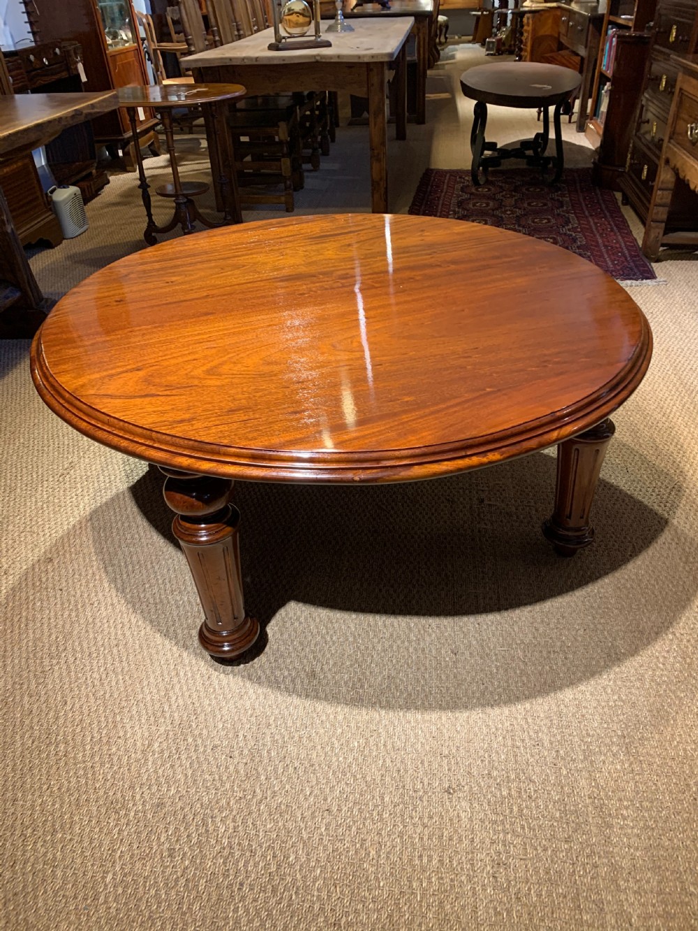 Victorian mahogany coffee table 