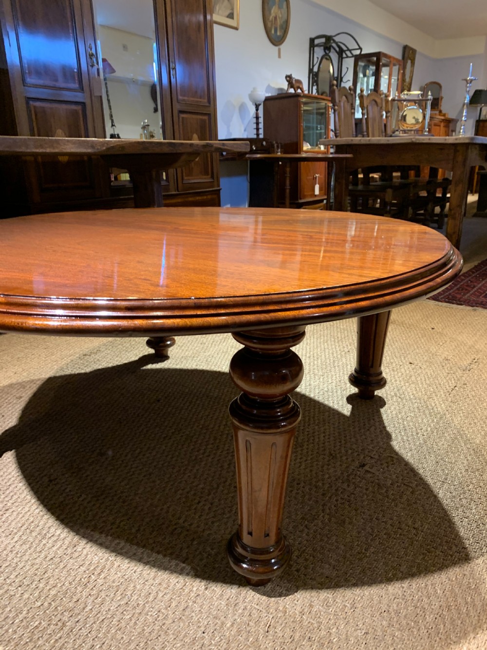 Victorian mahogany coffee table  View IV