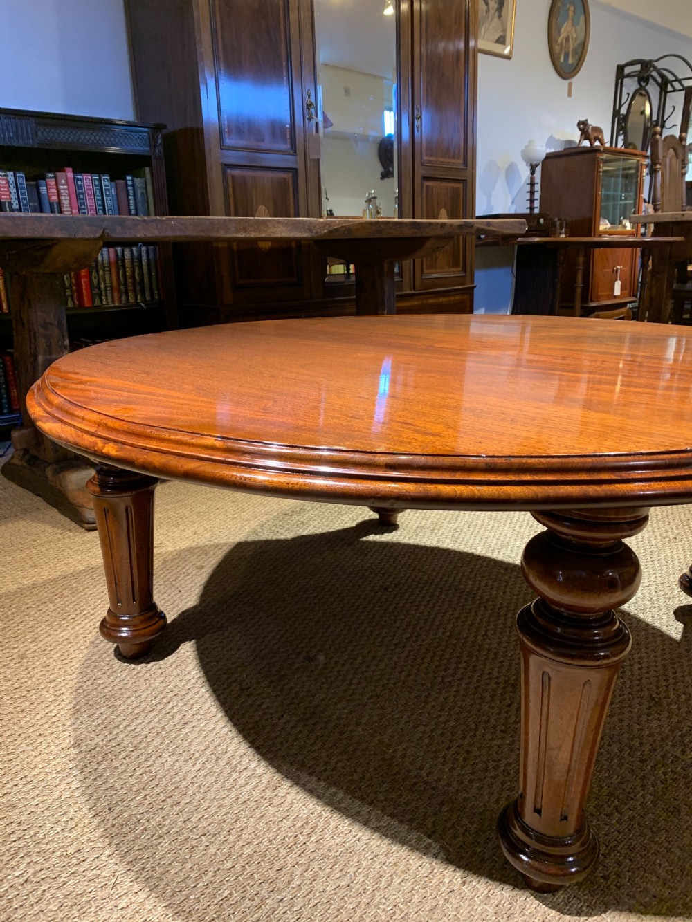 Victorian mahogany coffee table  View V