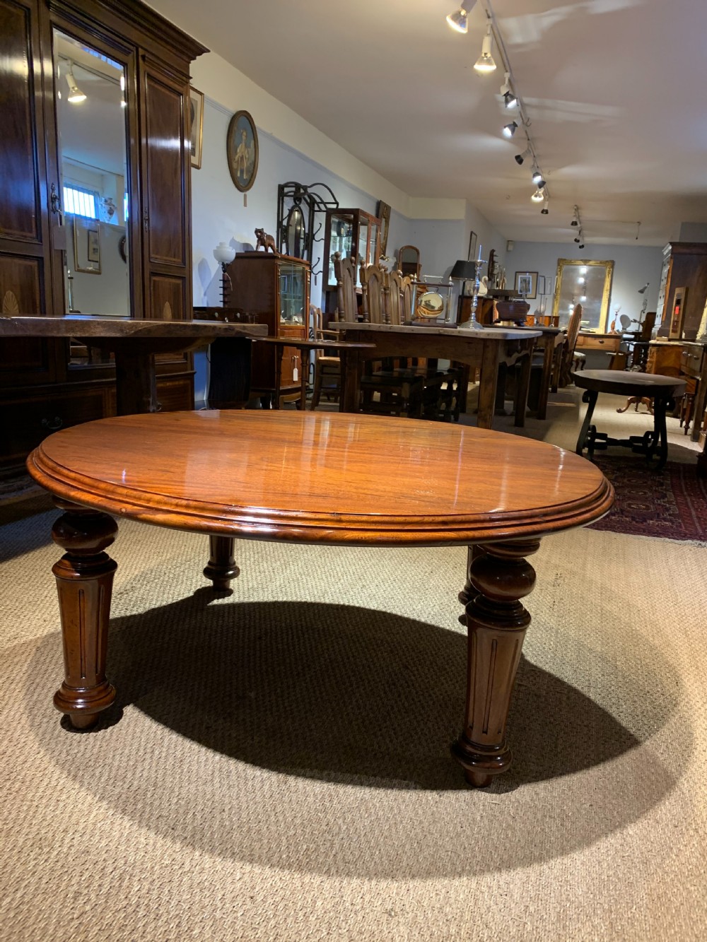 Victorian mahogany coffee table  View VI
