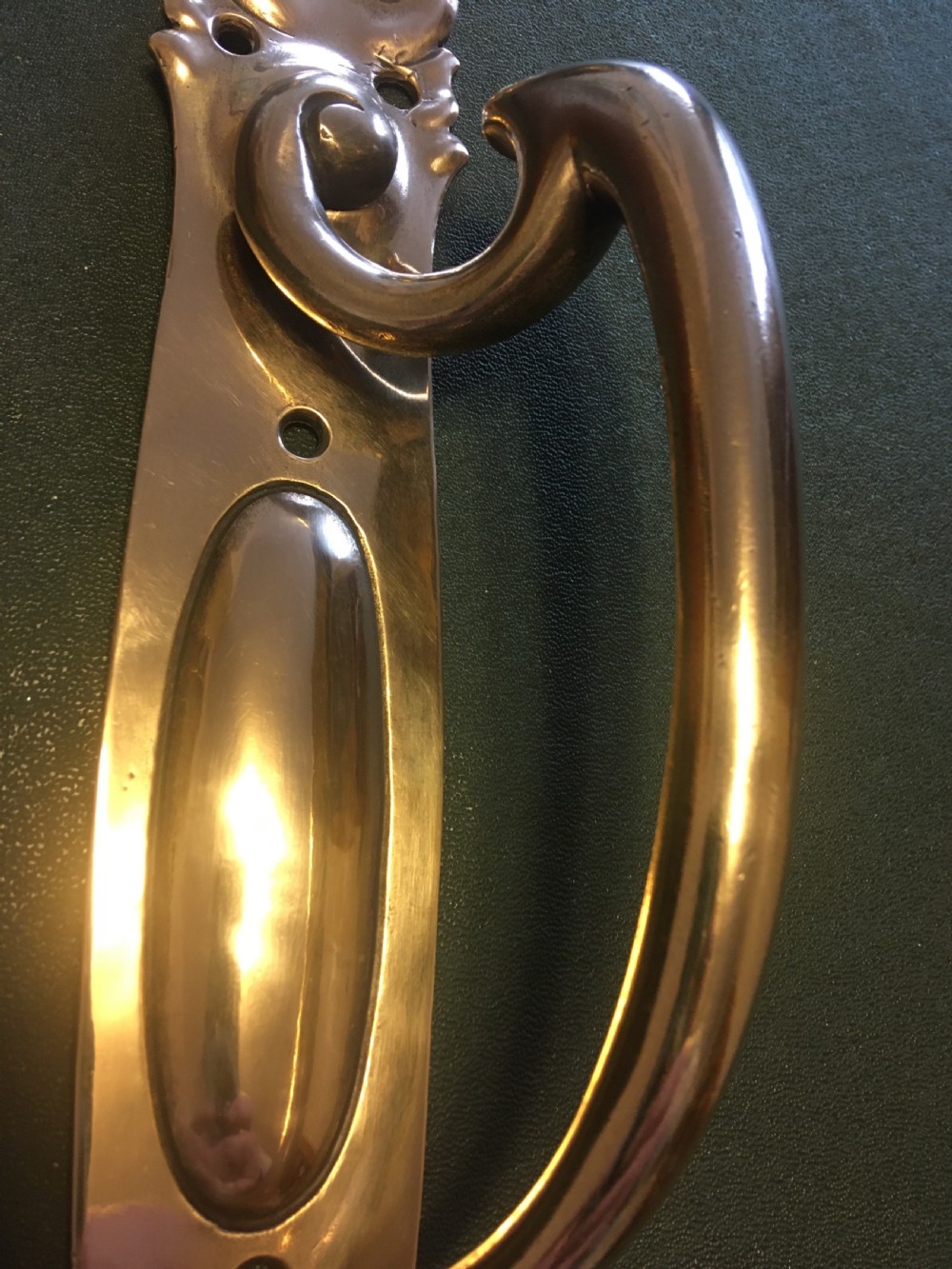 ART NOUVEAU DOOR HANDLE View II