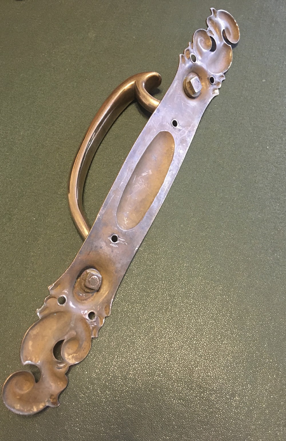 ART NOUVEAU DOOR HANDLE View VII