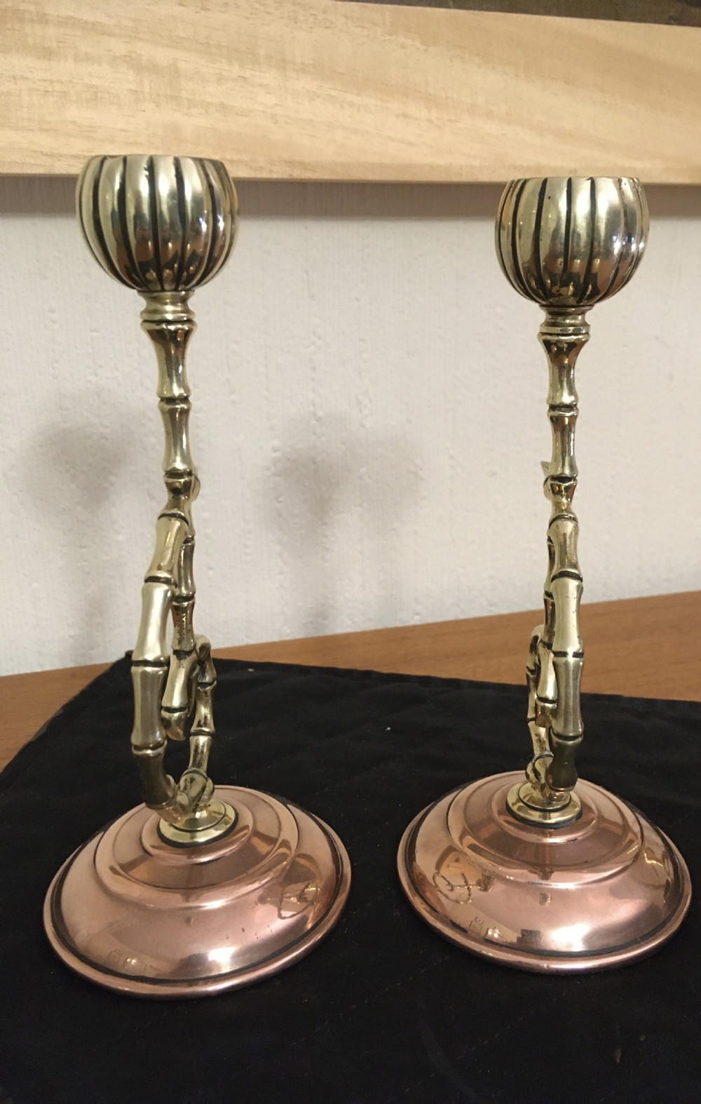 AESTHETIC MOVEMENT TOWNSEND & CO CANDLESTICKS  View V