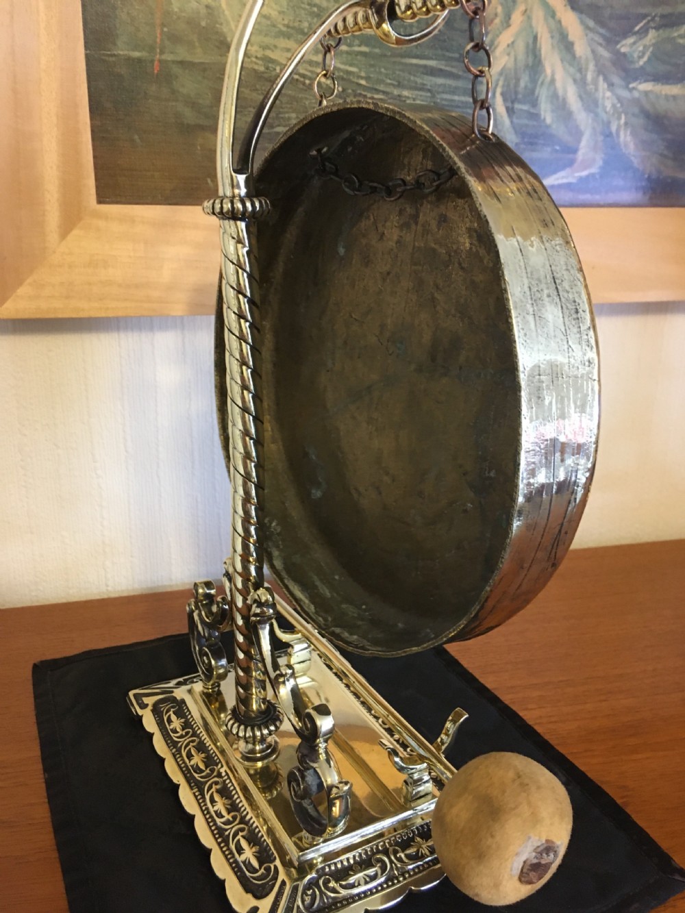 LATE VICTORIAN TABLE GONG View VII