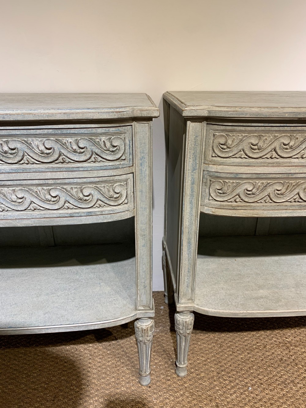 Pair of late 19th century bedside cabinets   View III