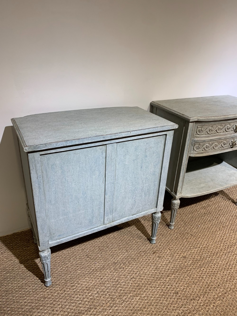 Pair of late 19th century bedside cabinets   View VIII