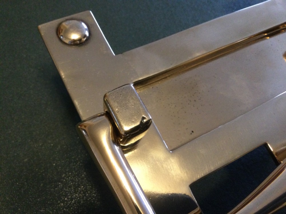 BRONZE ARTS AND CRAFTS LETTER BOX AND KNOCKER View VI