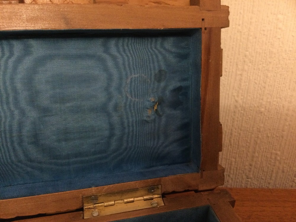 BLACK FOREST TABLE OR JEWELLERY  BOX View IX