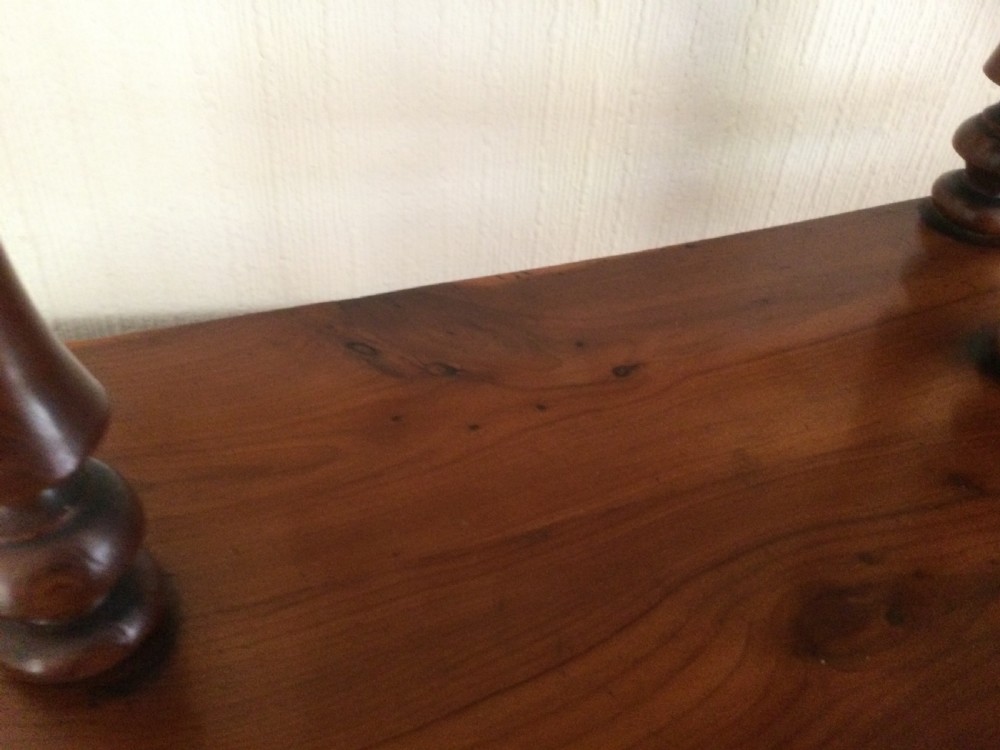 YEW WOOD HANGING WALL SHELVES View III