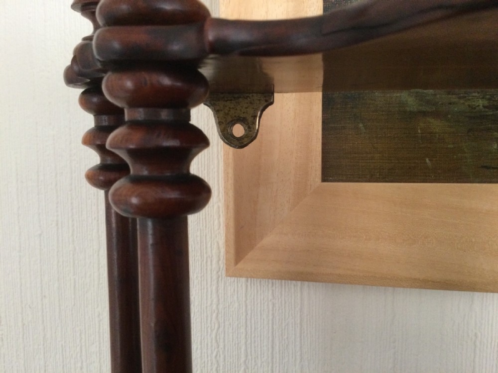 YEW WOOD HANGING WALL SHELVES View VII