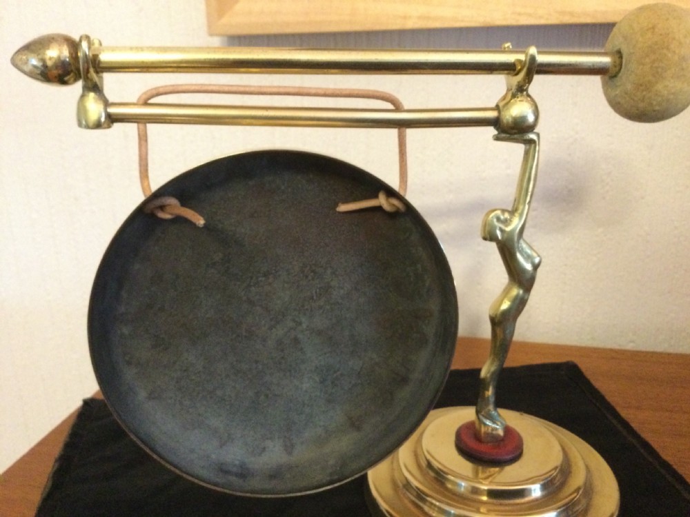 ART DECO TABLE GONG  View III