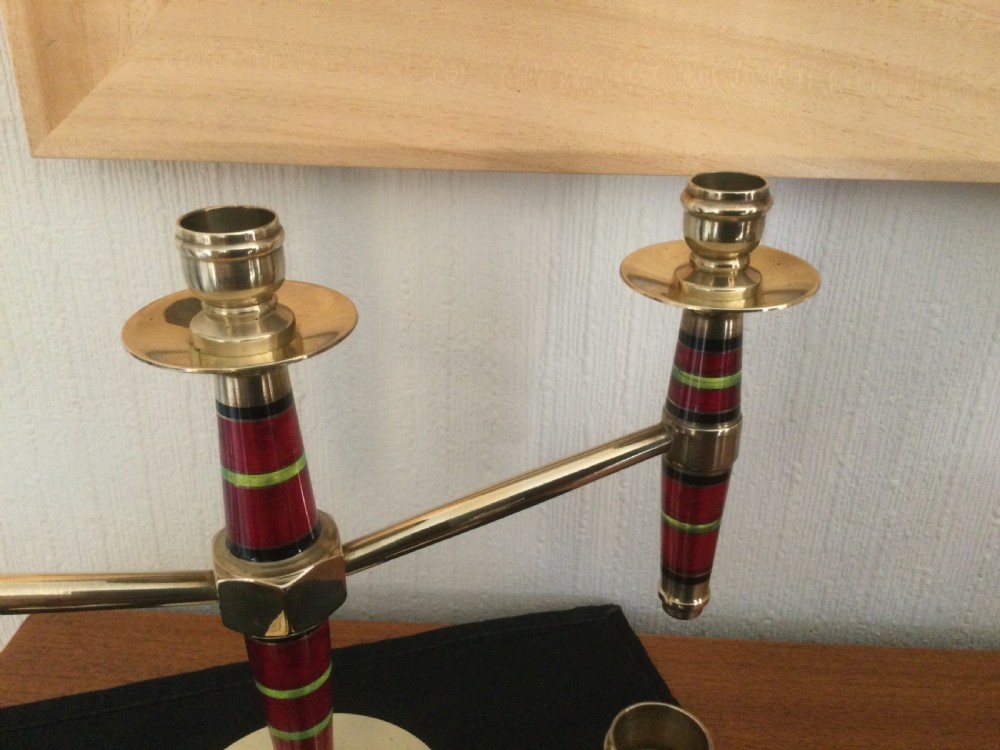 ART DECO CANDELABRA SET. View II
