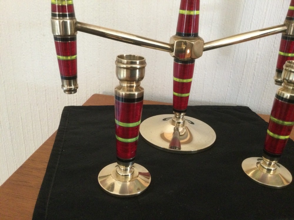 ART DECO CANDELABRA SET. View V