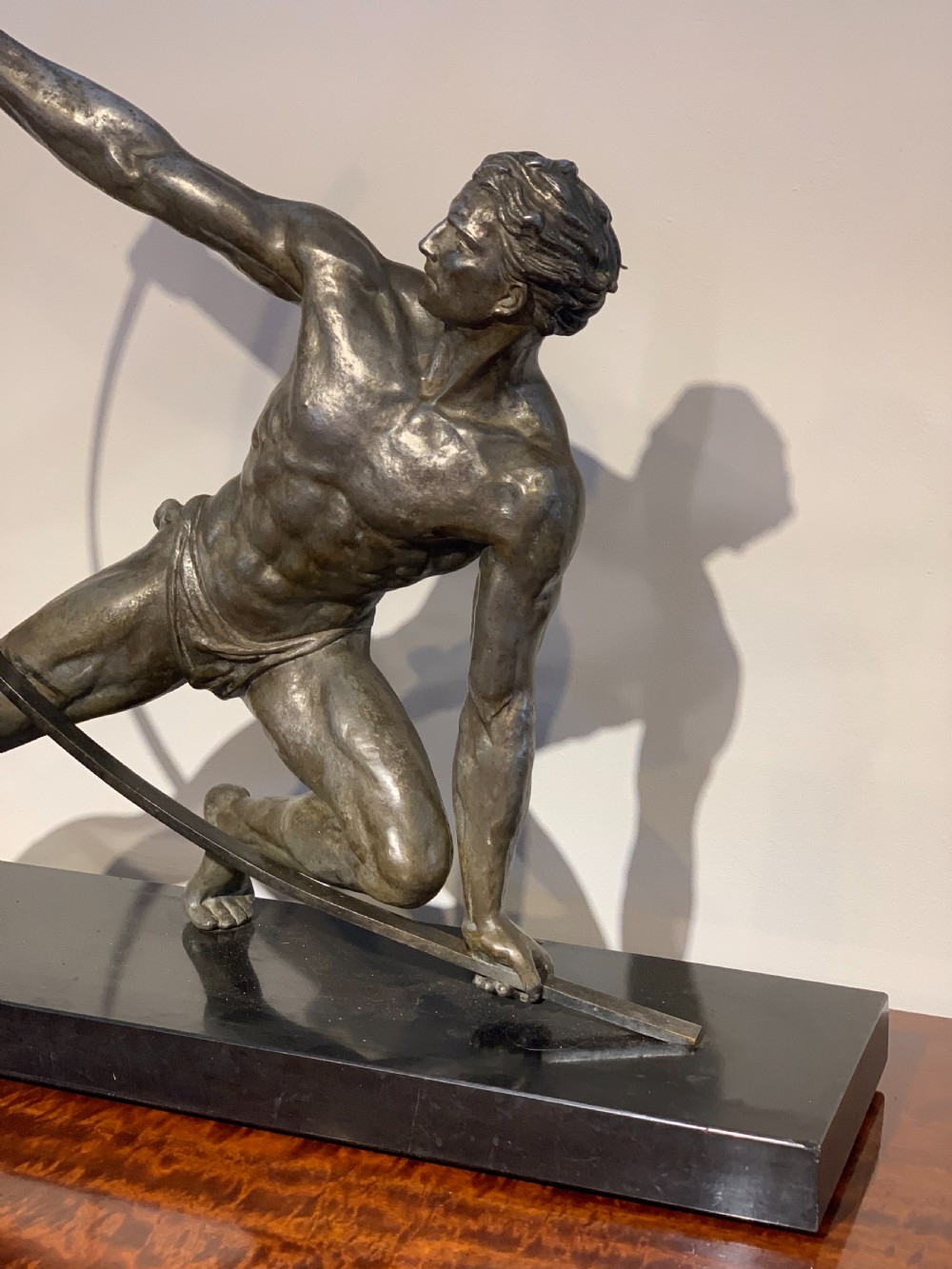 Art deco Spelter figure 