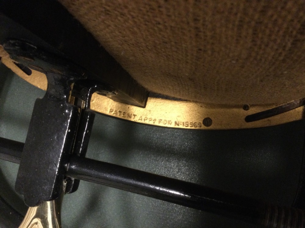 C H HARE PATENTED ADJUSTABLE PIANO STOOL View X