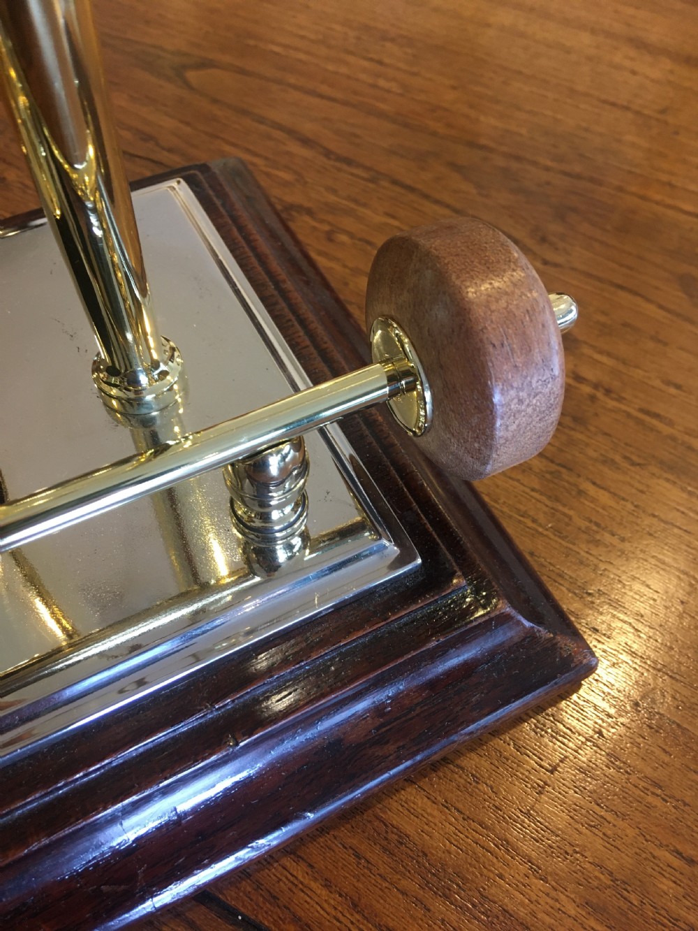 BRASS GONG ON STAND View II