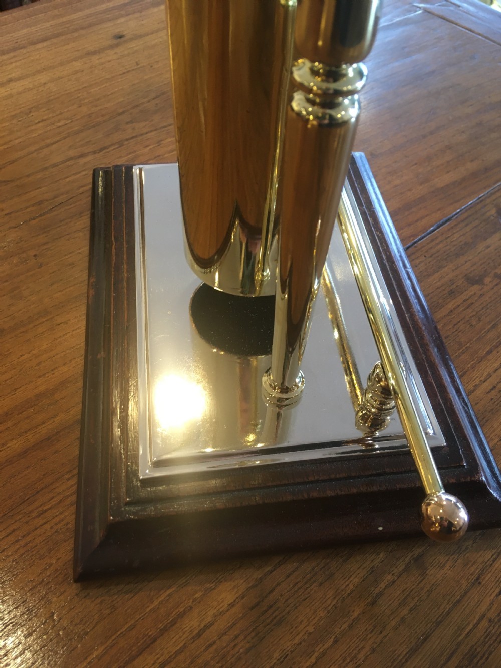 BRASS GONG ON STAND View V