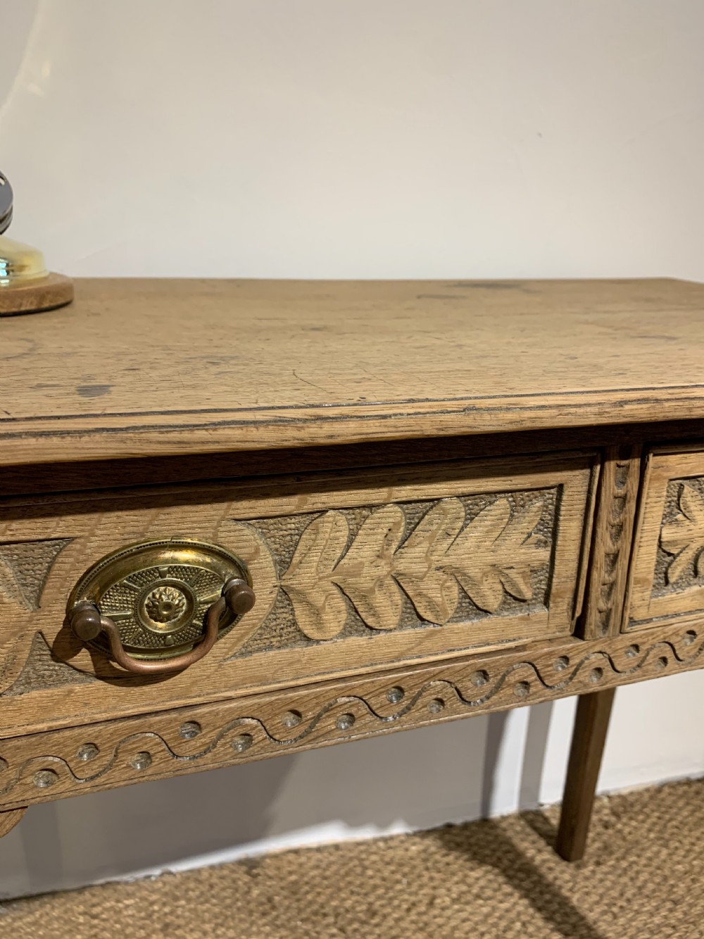 Georgian oak side table  View IV