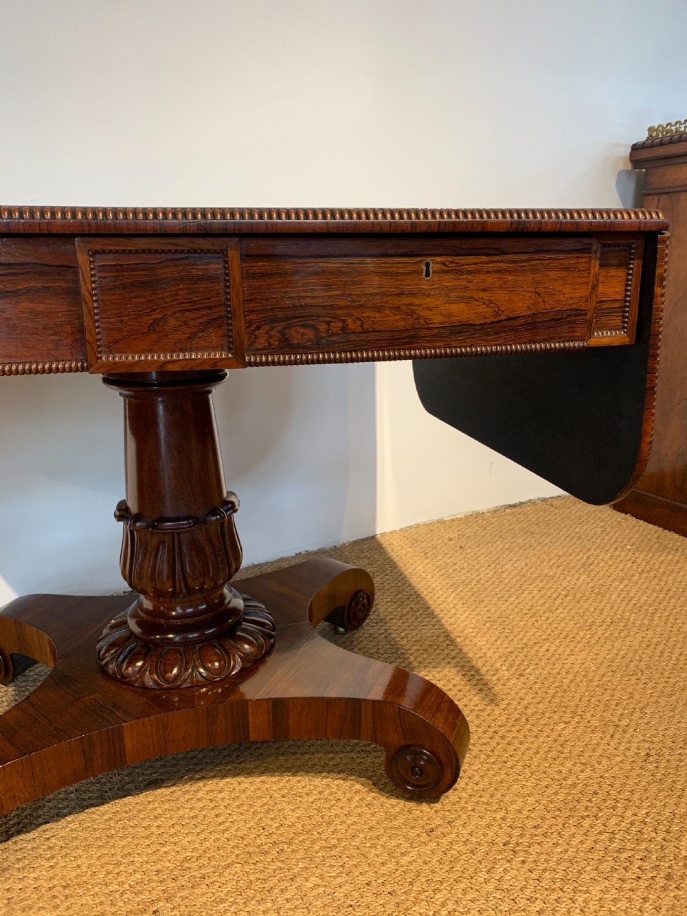 George IV rosewood sofa table  View III