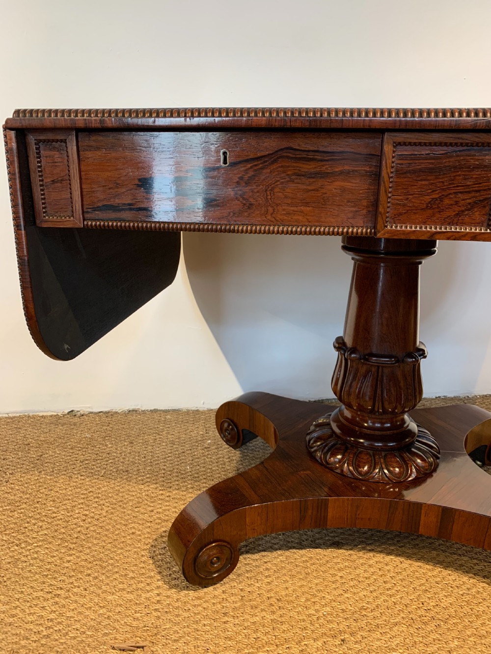 George IV rosewood sofa table  View IV
