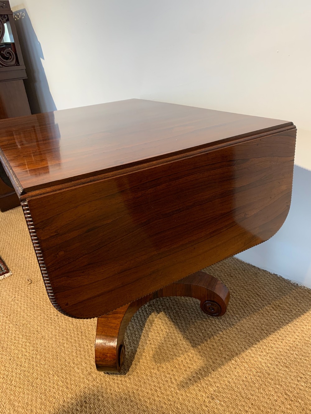 George IV rosewood sofa table  View IX