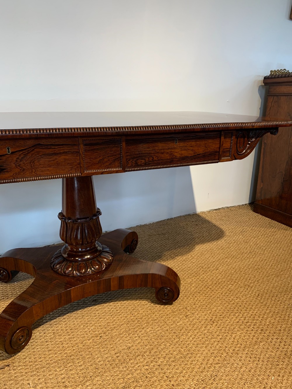 George IV rosewood sofa table  View XI