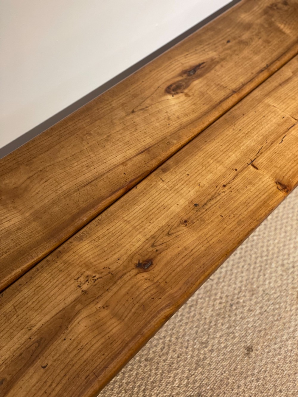 Pair of Cherry wood benches View II