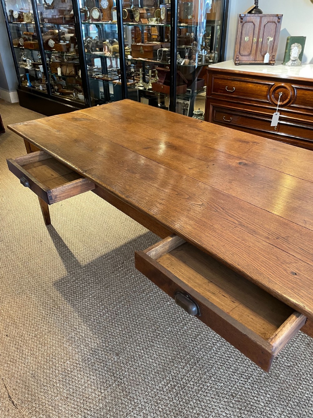 Oak farmhouse table  View VII