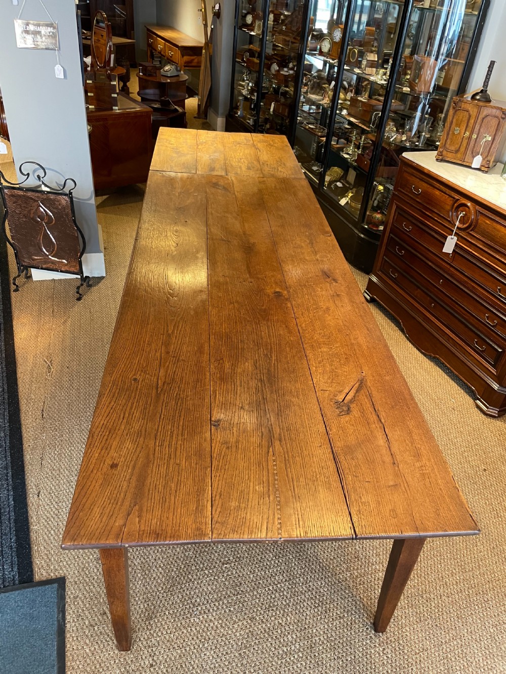 Oak farmhouse table  View X