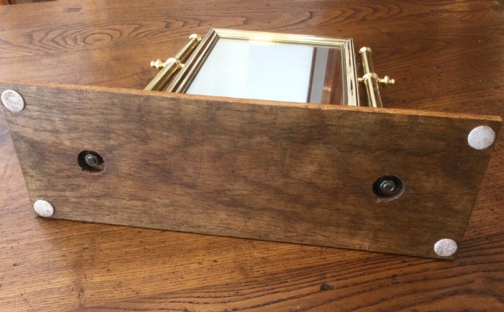BRASS FRAMED TABLE MIRROR  View II