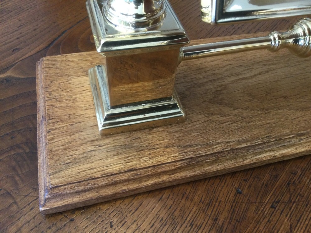 BRASS FRAMED TABLE MIRROR  View VI
