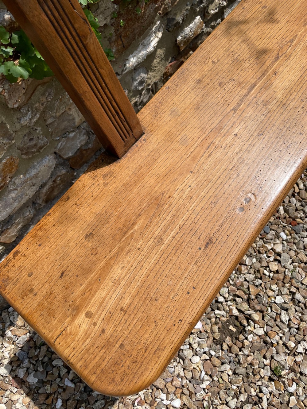 Elm hall bench  View V