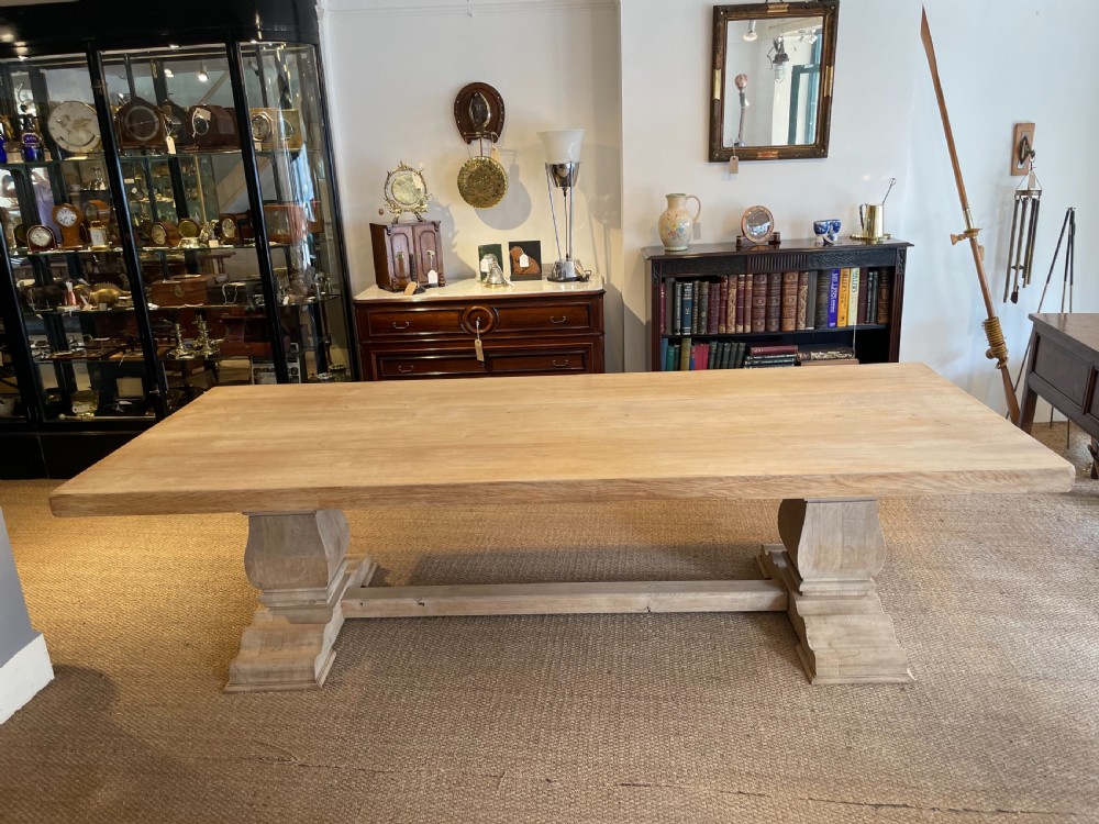 Oak refectory table 