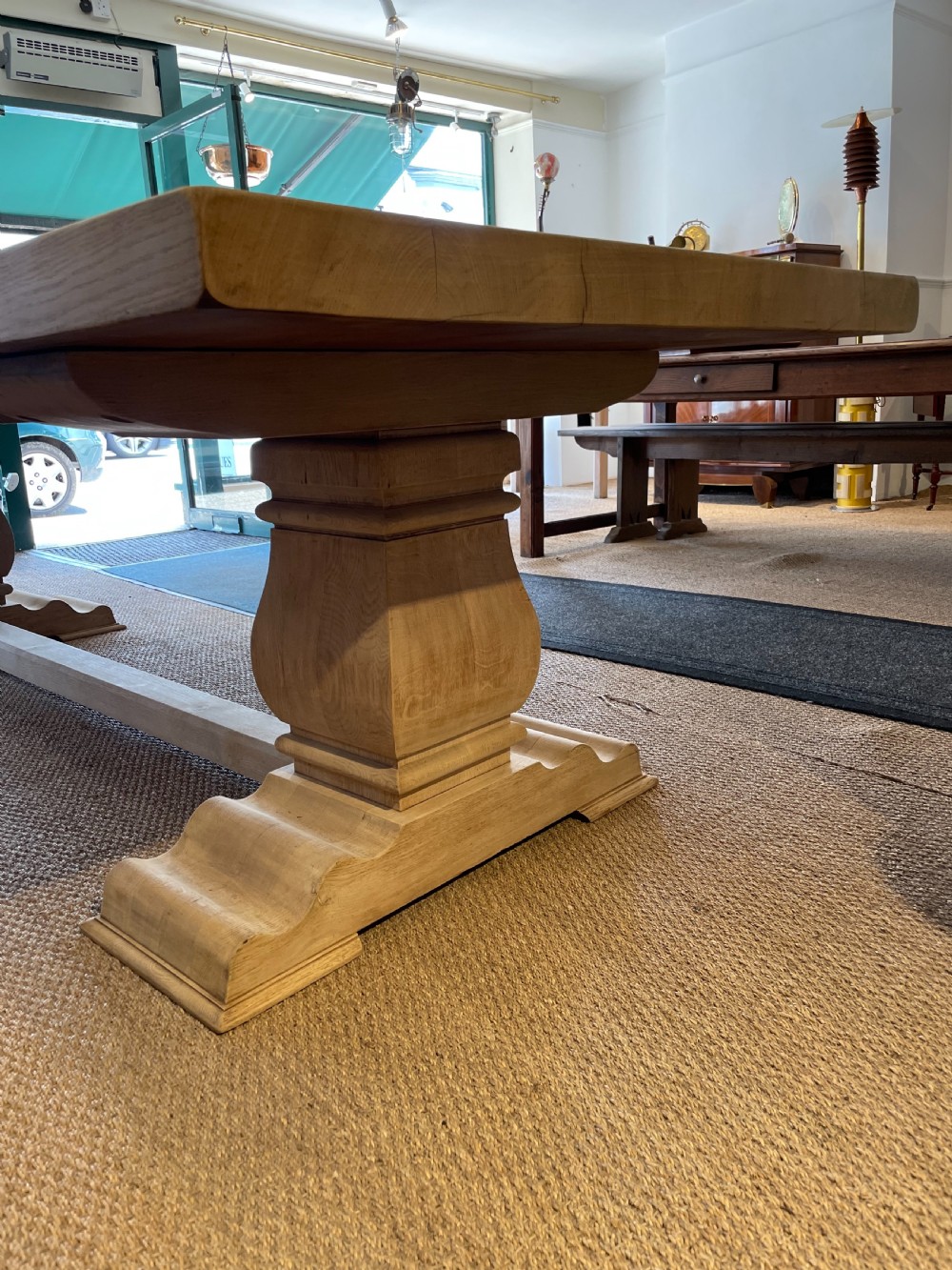 Oak refectory table  View IV