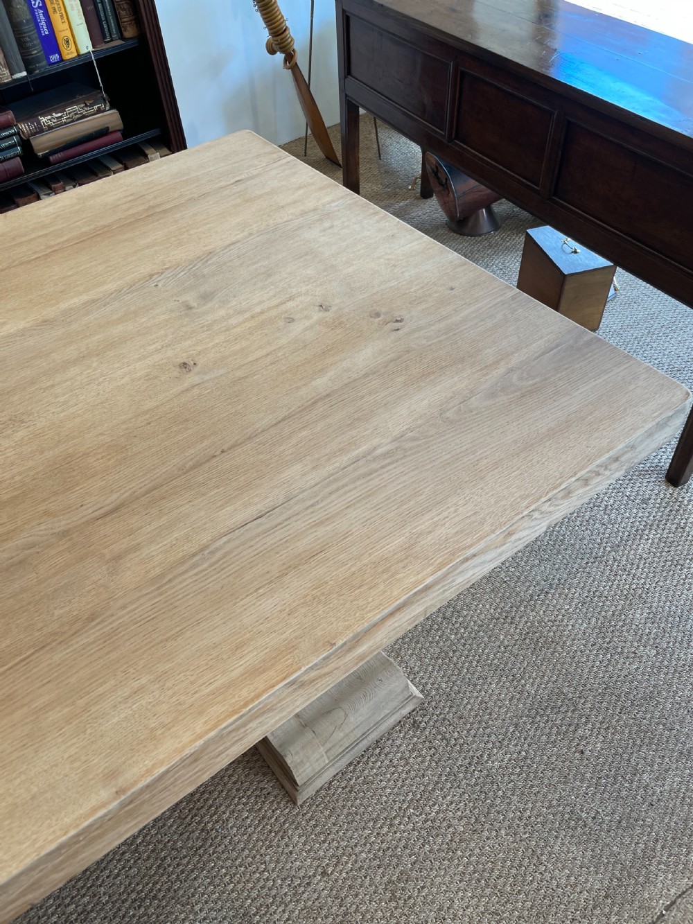 Oak refectory table  View VI