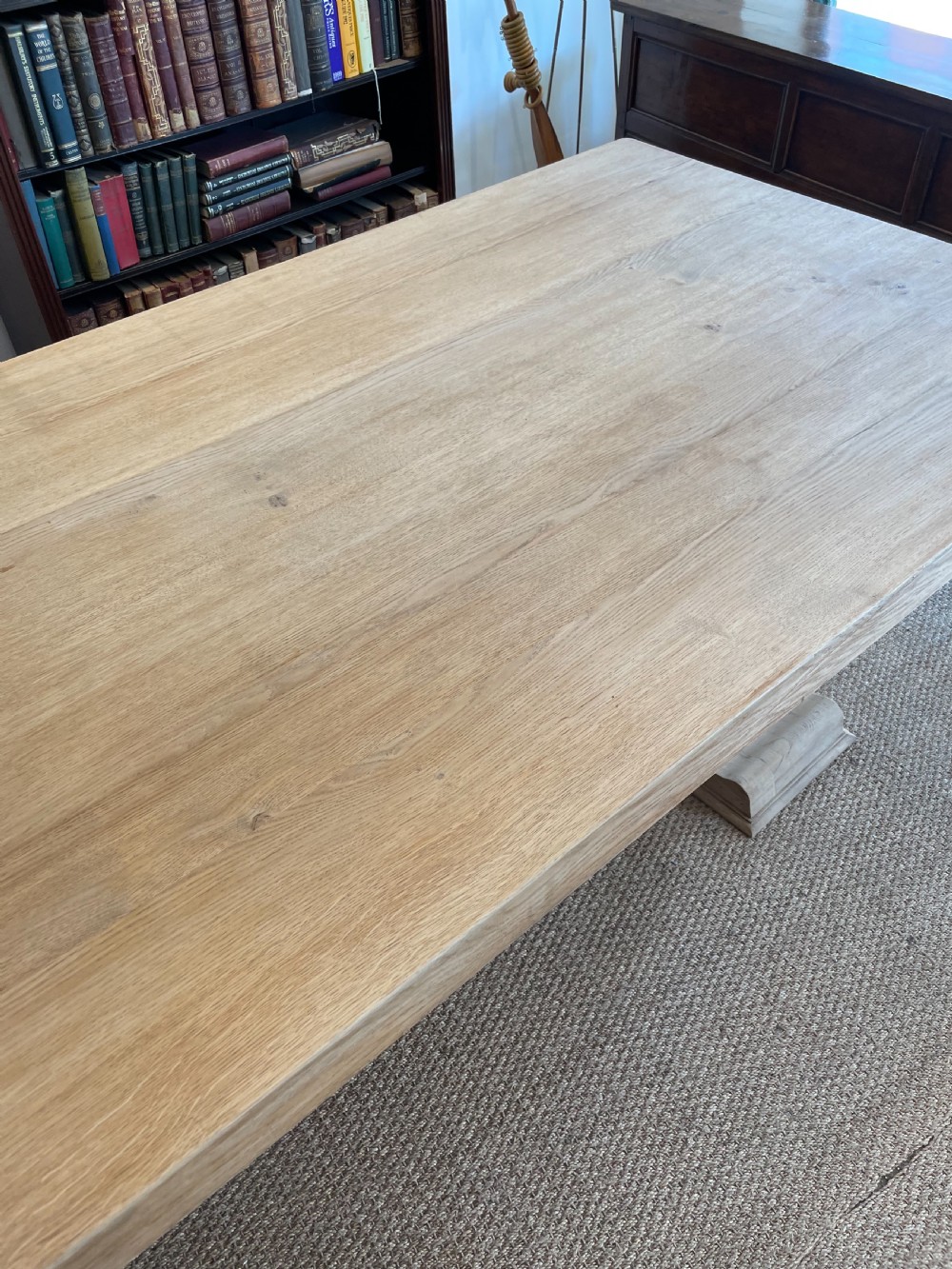 Oak refectory table  View VII