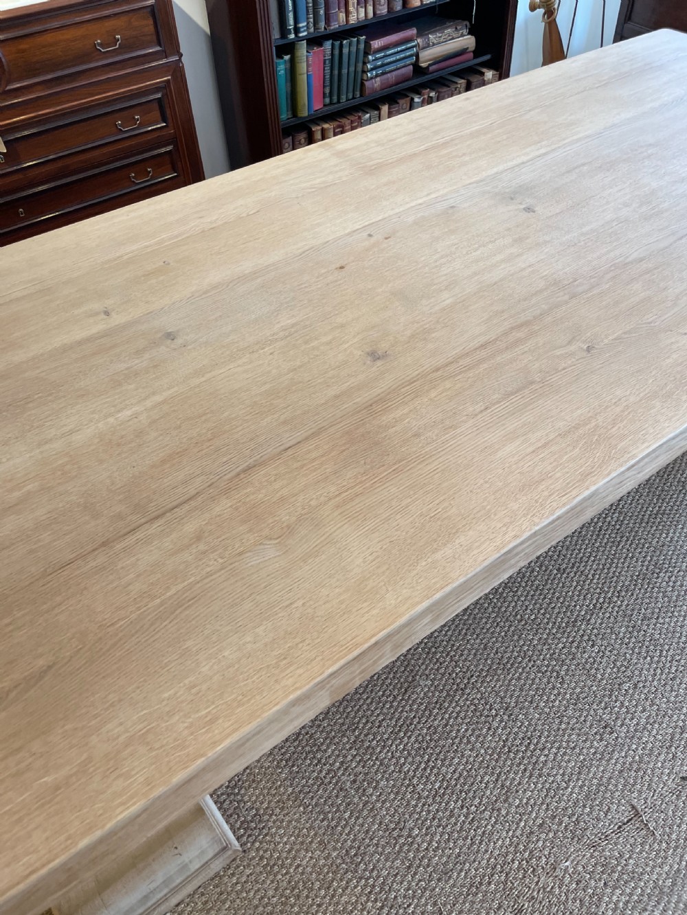 Oak refectory table  View VIII