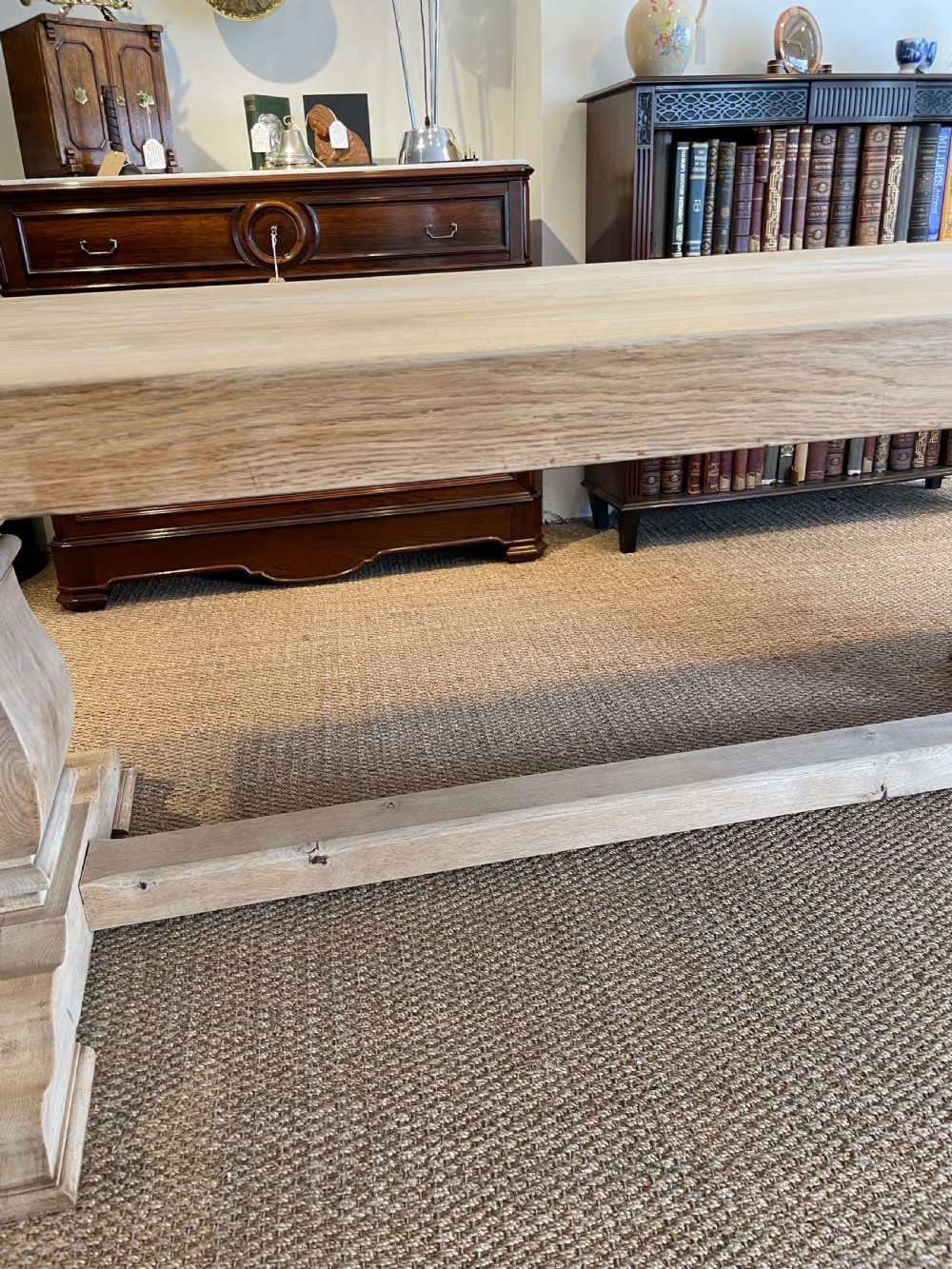 Oak refectory table  View IX